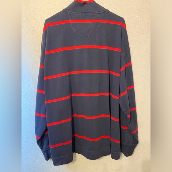 IZOD Long Sleeve Pullover 1/4 Zip 4XL - Picture 3 of 9